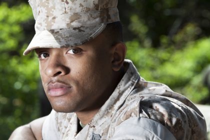 African American Marine